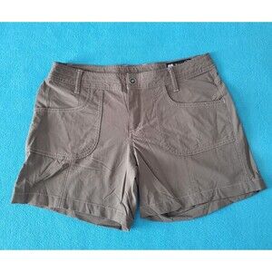 Kuhl Shorts Mountain Culture Olive Green Mid Rise Lightweight Hiking Size 6